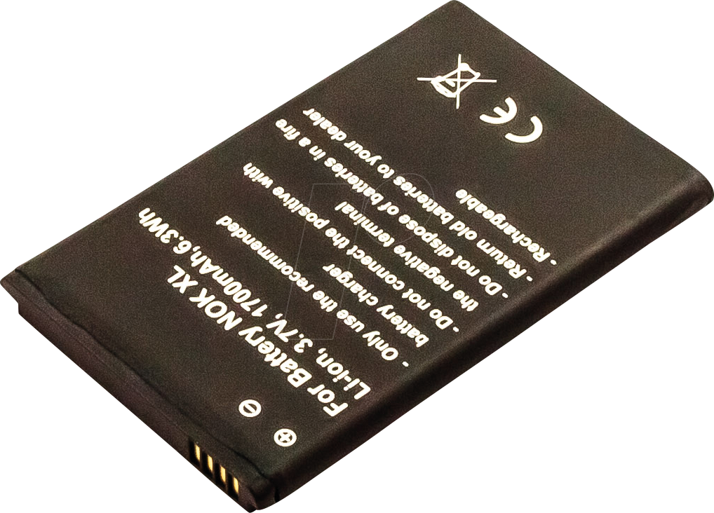 AKKU 13276 - Smartphone-Akku für Nokia-Geräte, Li-Ion, 1700 mAh