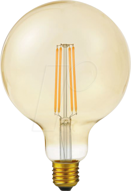 SCHI LX023825675 - LED-Lampe E27, 7 W, 530 lm, 2200 K, Filament, dimmbar