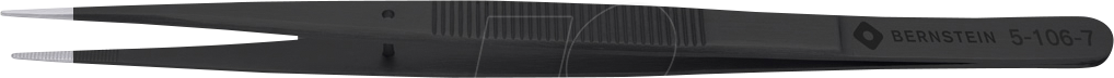 BERN 5 106 7 13 - SMD-Pinzette, gerade, sehr fein, mit Führungsstift, 155 mm, ESD