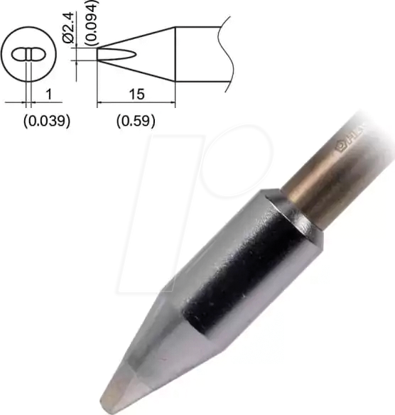 HAK T37-D32 - Aktiv-Lötspitze T37-D32, 3,2 mm, meißel