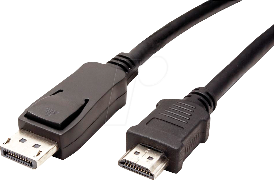 Thumbnail - VALUE 11995782 - Displayport 1.1 Kabel, DP-HDMI, 1080p 60Hz, 3,0 m