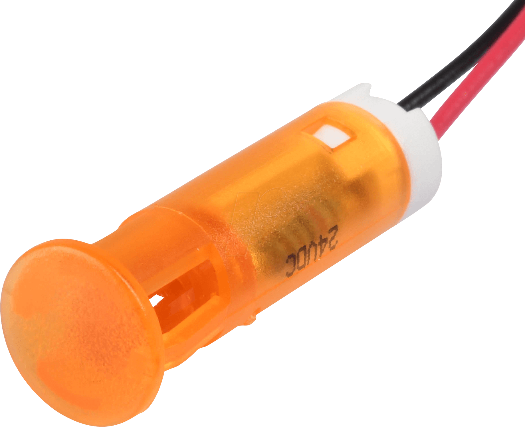 Thumbnail - APM QS83 O24 - LED-Signalleuchte, orange, 24 V, Ø 8 mm, rund, bedrahtet