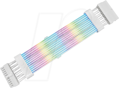 TT 46012 - Thermaltake Mod ARGB Snow Cable - 24-Pin