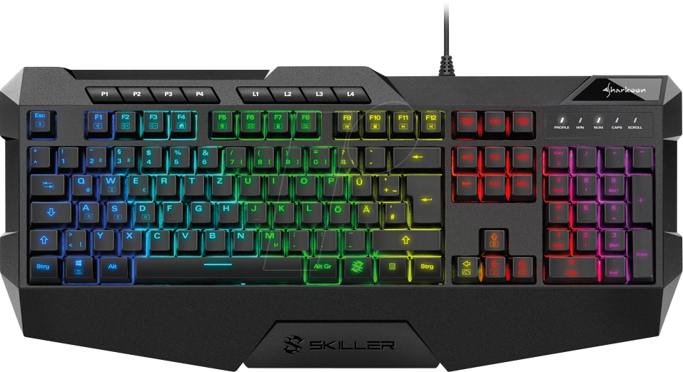 Thumbnail - SHARK SGK4 - Gaming-Tastatur, USB, RGB, DE