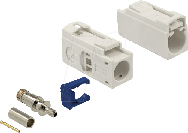 DELOCK 89686 - HF FAKRA B Buchse 25 mm (lang) zum Crimpen