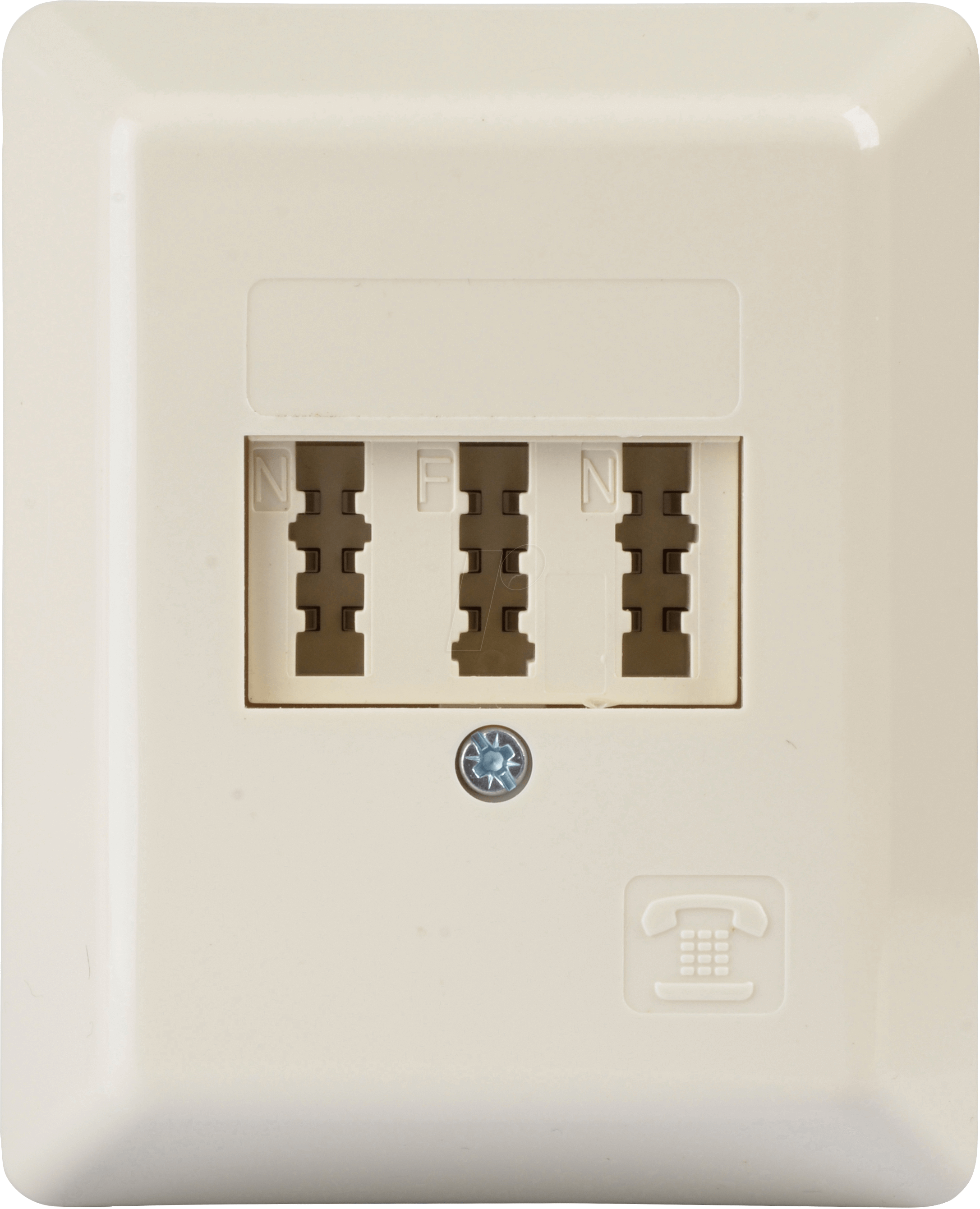 TAE 3X6NFN-AP - TAE Anschlussdose, N/F/N-kodiert, Aufputz