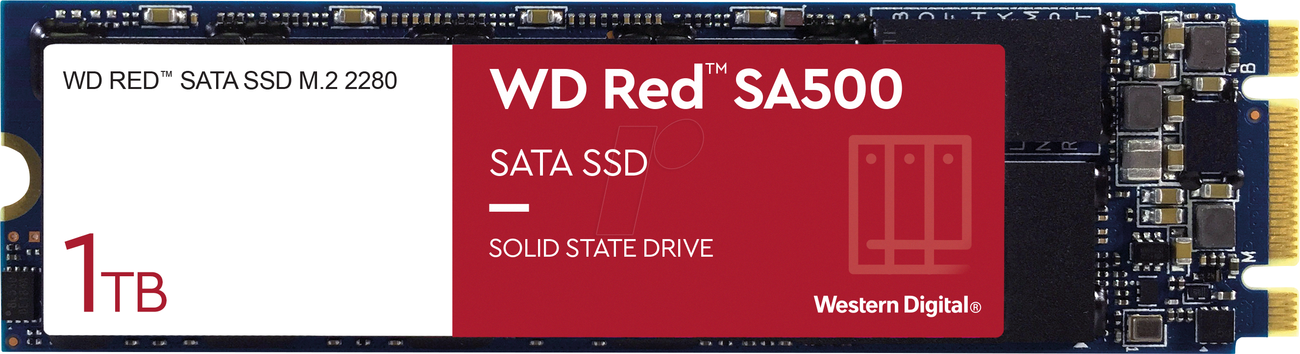 WDS100T1R0B - WD RED SA500 NAS SATA SSD 1TB, M.2