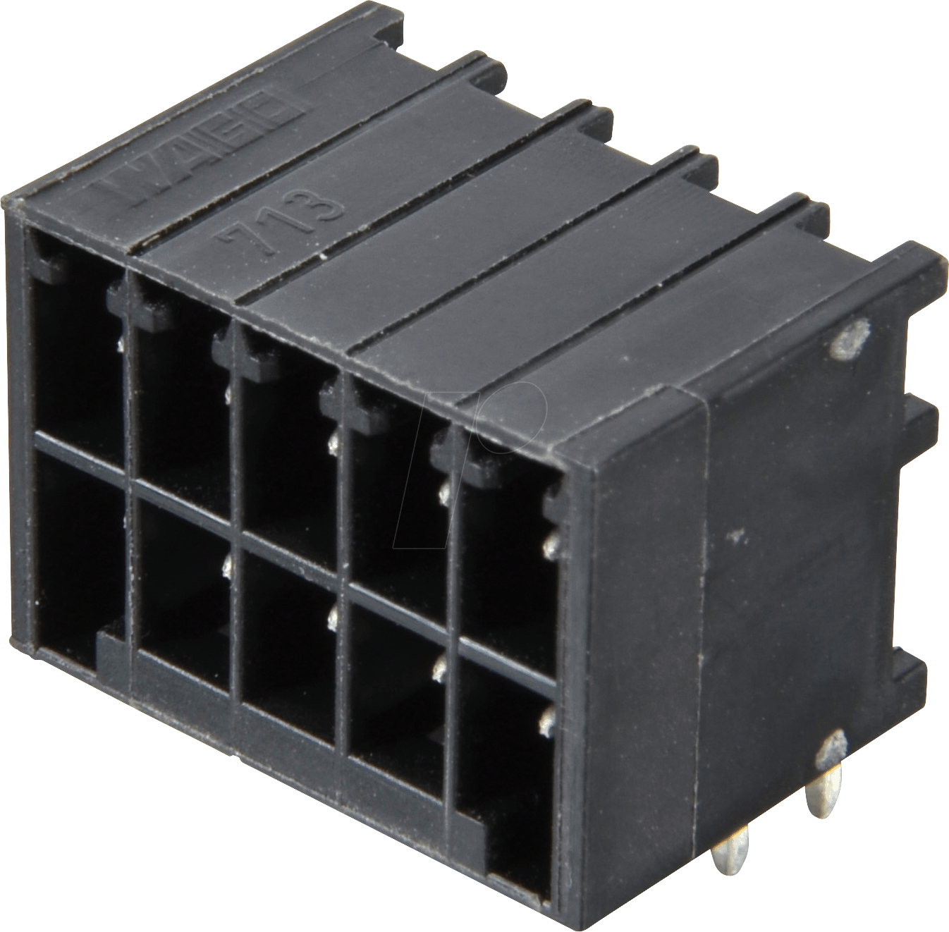 WAGO 713-1425 - MINI HD Stiftleiste gewinkelt 2x5-polig, RM 3,5
