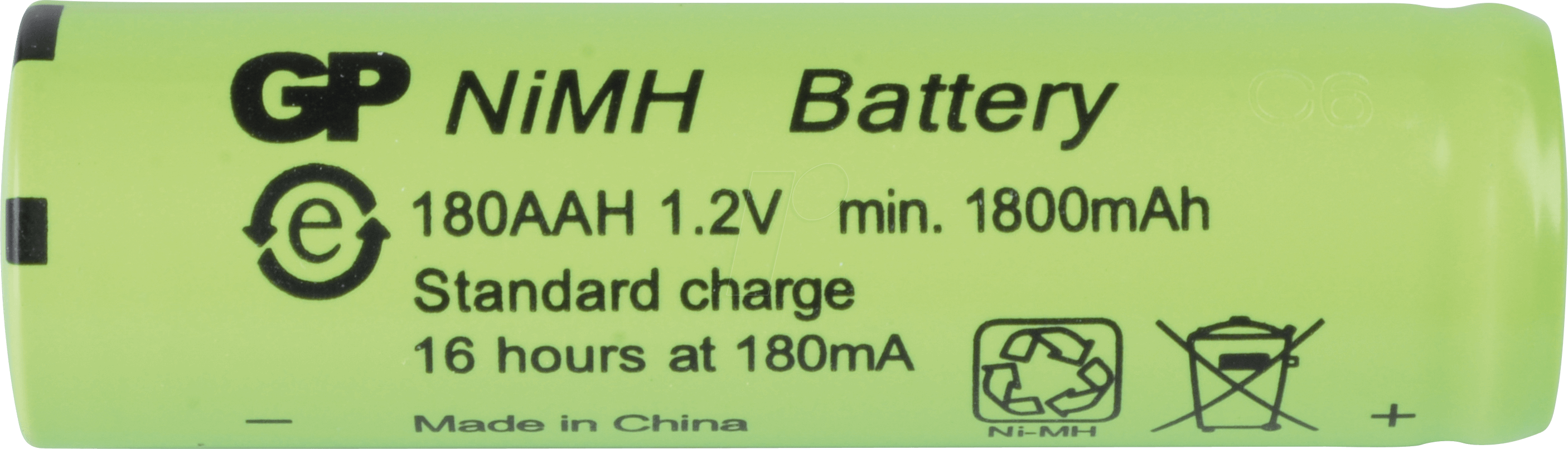 NH GP 180AAH - NiMh Akku, AA (Mignon), 1800 mAh, 1er-Pack