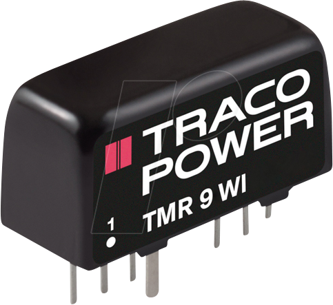 TMR 9-2422WI - DC/DC-Wandler TMR 9WI, 9 W, 12 V, 375 mA, SIL-8