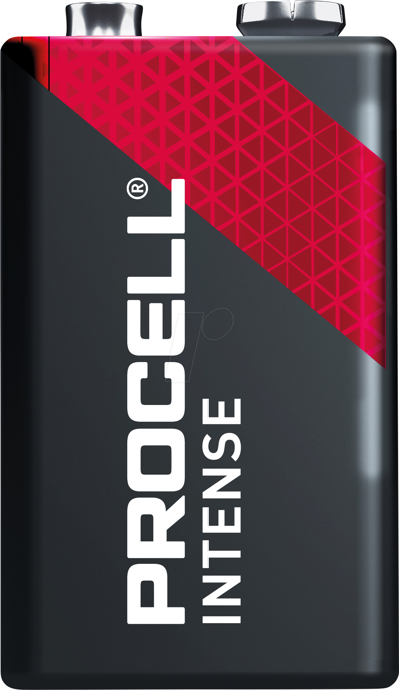 PROCELL INT 9V - Industrie Alkaline Batterie, 9-V-Block, 10er-Pack