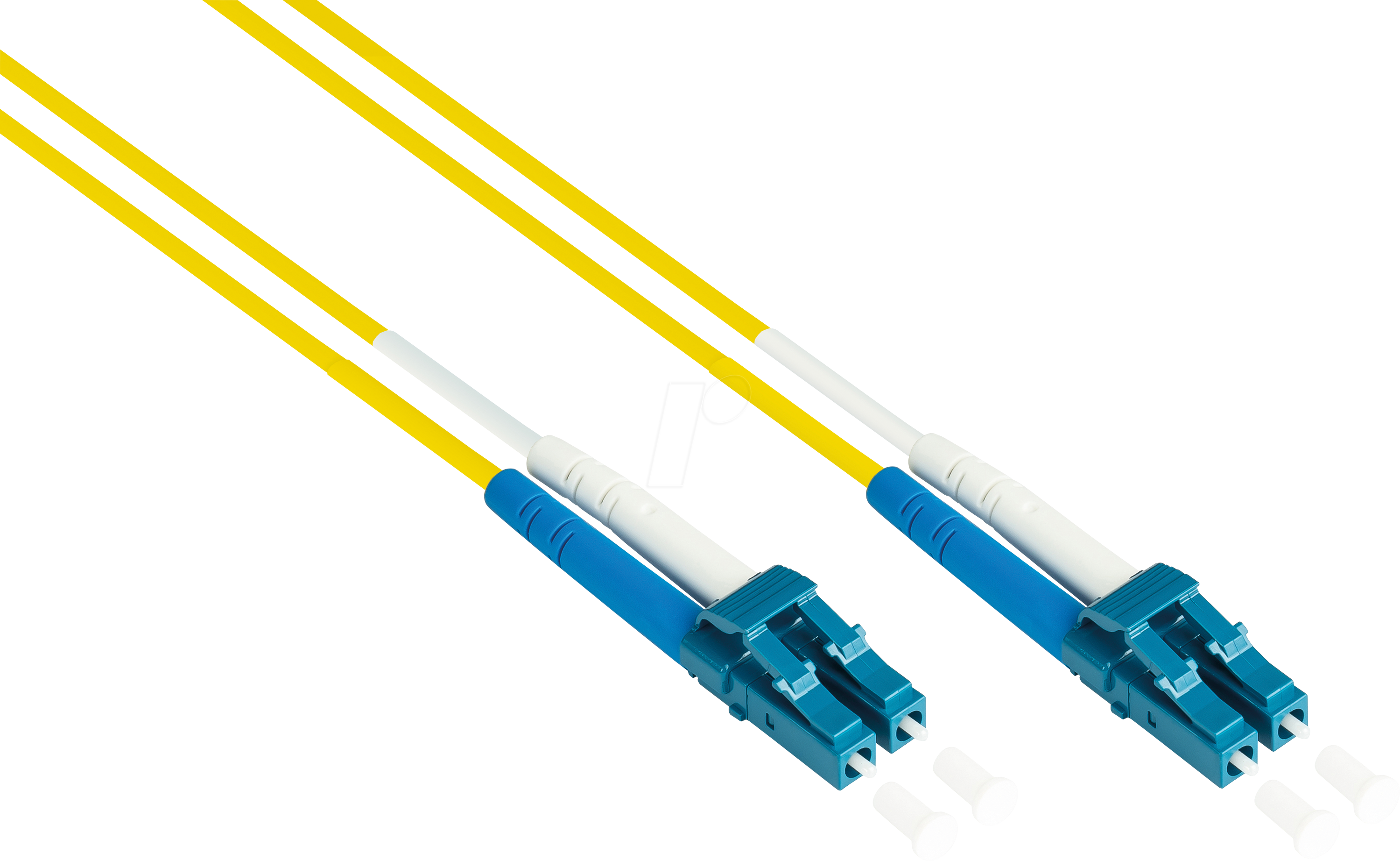 GC LW-901LC - Patchkabel LWL Duplex OS2 9/125µ LC/LC, 1 m, gelb