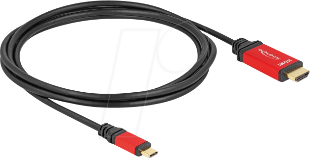 DELOCK 80096 - Adapterkabel USB C > HDMI, 8K@60Hz, 1.4, 2,0 m