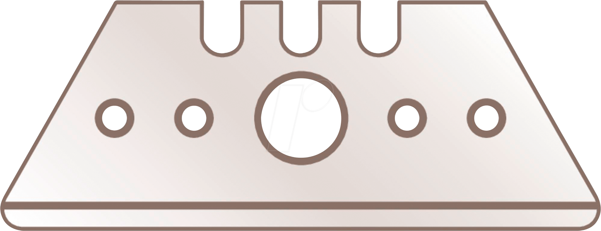 MARTOR 65232 - Ersatzklingen, TRAPEZKLINGE NR. 65232, 19 mm, 10er-Pack