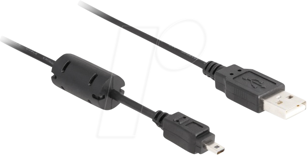 DELOCK 82414 - Kamerakabel Nikon 8pin UC-E6 USB 1,80 m
