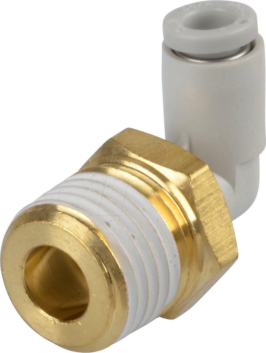 KQ2L04-02AS - Steckverschraubung, gewinkelt, 360° schwenkbar, R1/4 Ø 4 mm