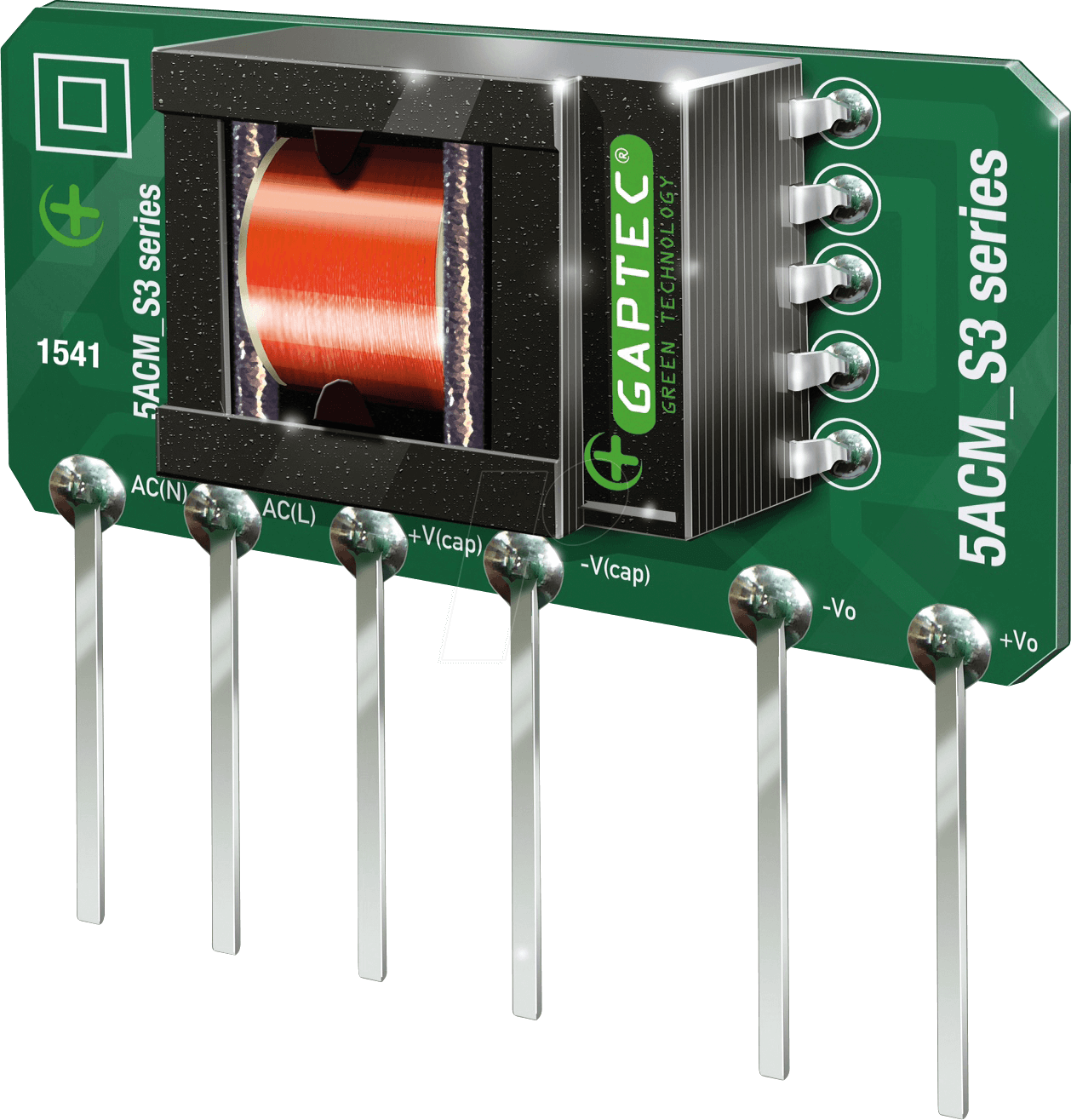 5ACDM_03S3 - AC/DC-Wandler, 5 W, 3,3 V, 90-264, DIP