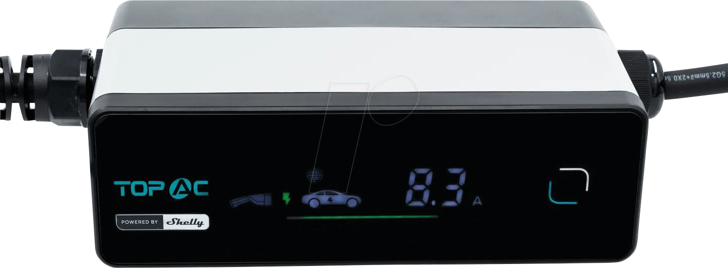 Thumbnail - PBS PC 11 - TopAC Portable EV Charger 11 kW, powered by Shelly