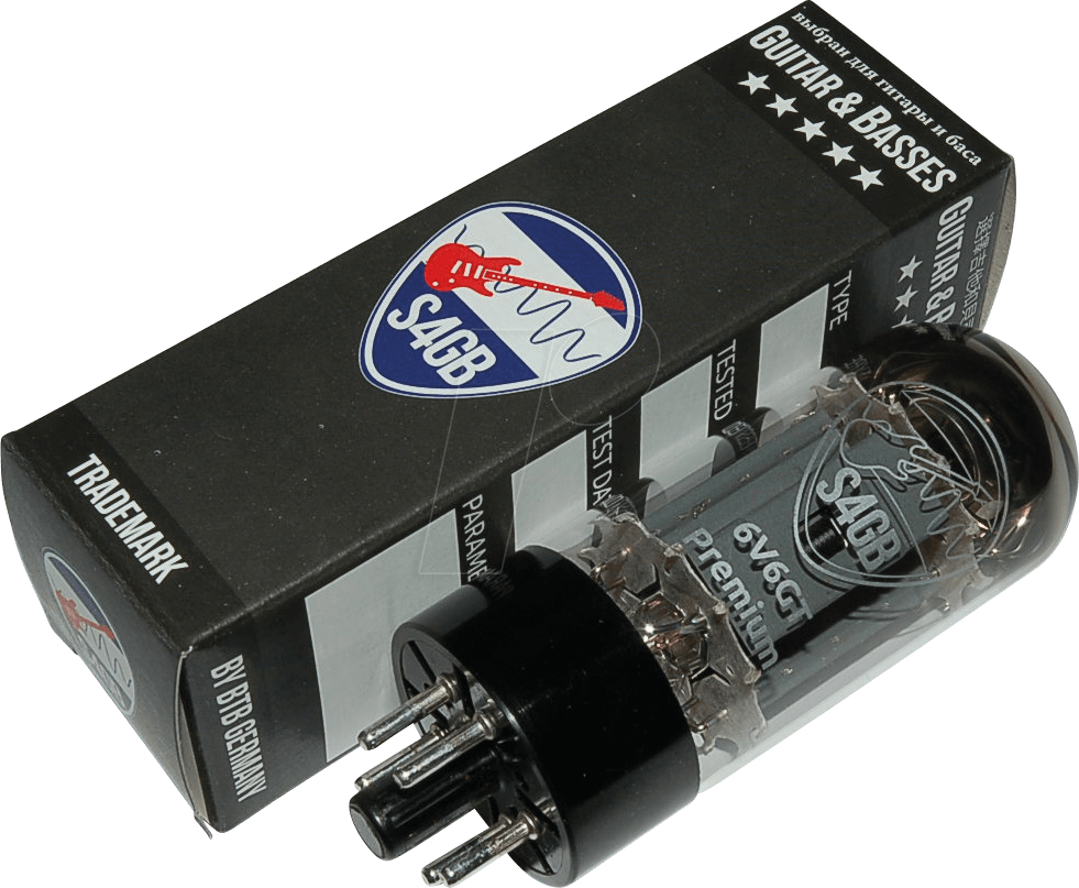 TUBE 6V6GT - Elektronenröhre, Leistungsröhre, Octal, 8-pol, 6,3 V