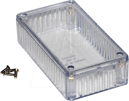 1591BTCL - Kunststoffgehäuse, Serie 1591, 62 x 112 x 27 mm, klar