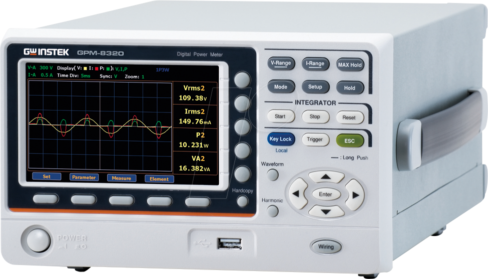 GPM-8320 GPIB - Leistungsmessgerät, digital, 2 Kanäle, RS-232C, USB, LAN, GPIB,