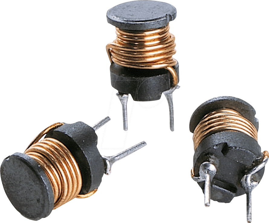 WUE 744772101 - Stehende-Induktivität, 100 µH