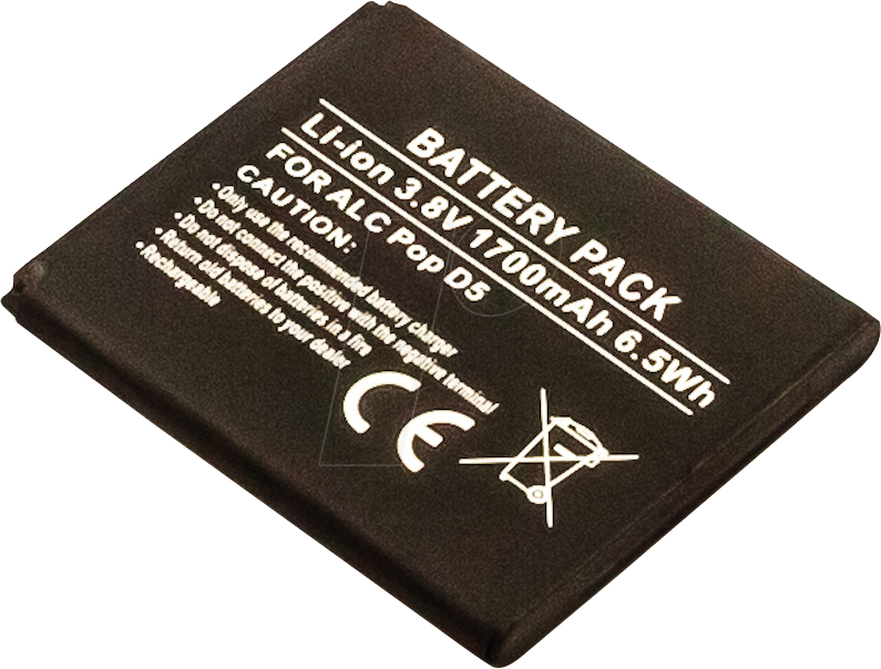 AKKU 13274 - Smartphone-Akku für Alcatel-Geräte, Li-Ion, 1700 mAh