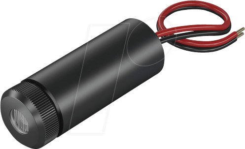 Thumbnail - PICO 70104080 - Punkt Lasermodul, rot, 650 nm, 3 VDC, 12x30.5 mm, Klasse 2