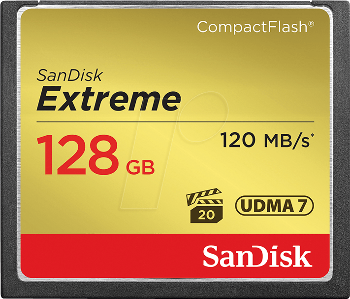 SDCFXSB-128G-G46 - CF-Speicherkarte 128GB, SanDisk Extreme 120MB/s