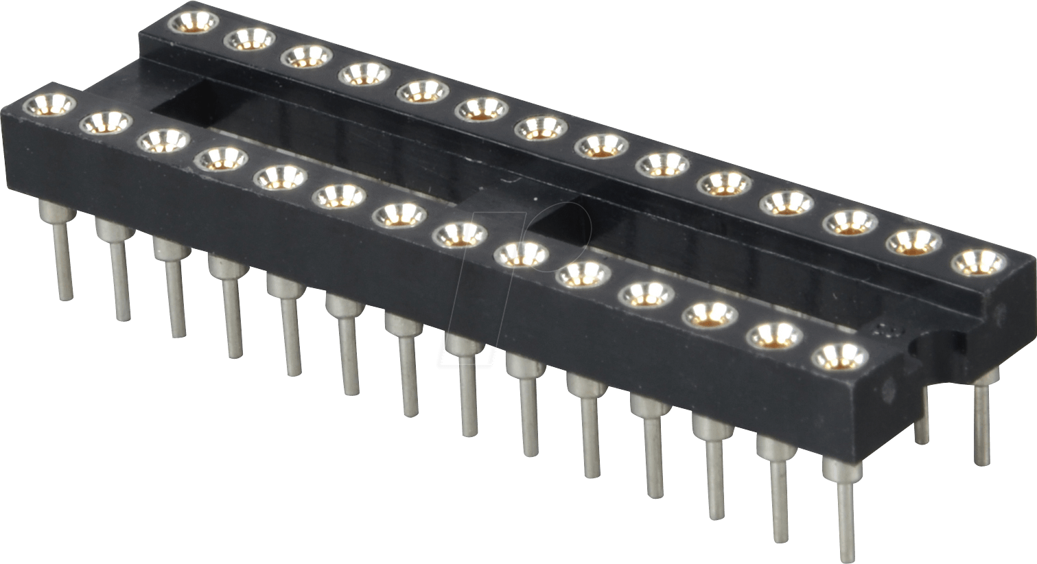 GS 28P-S - IC-Sockel, 28-polig, superflach, gedreht, schmal