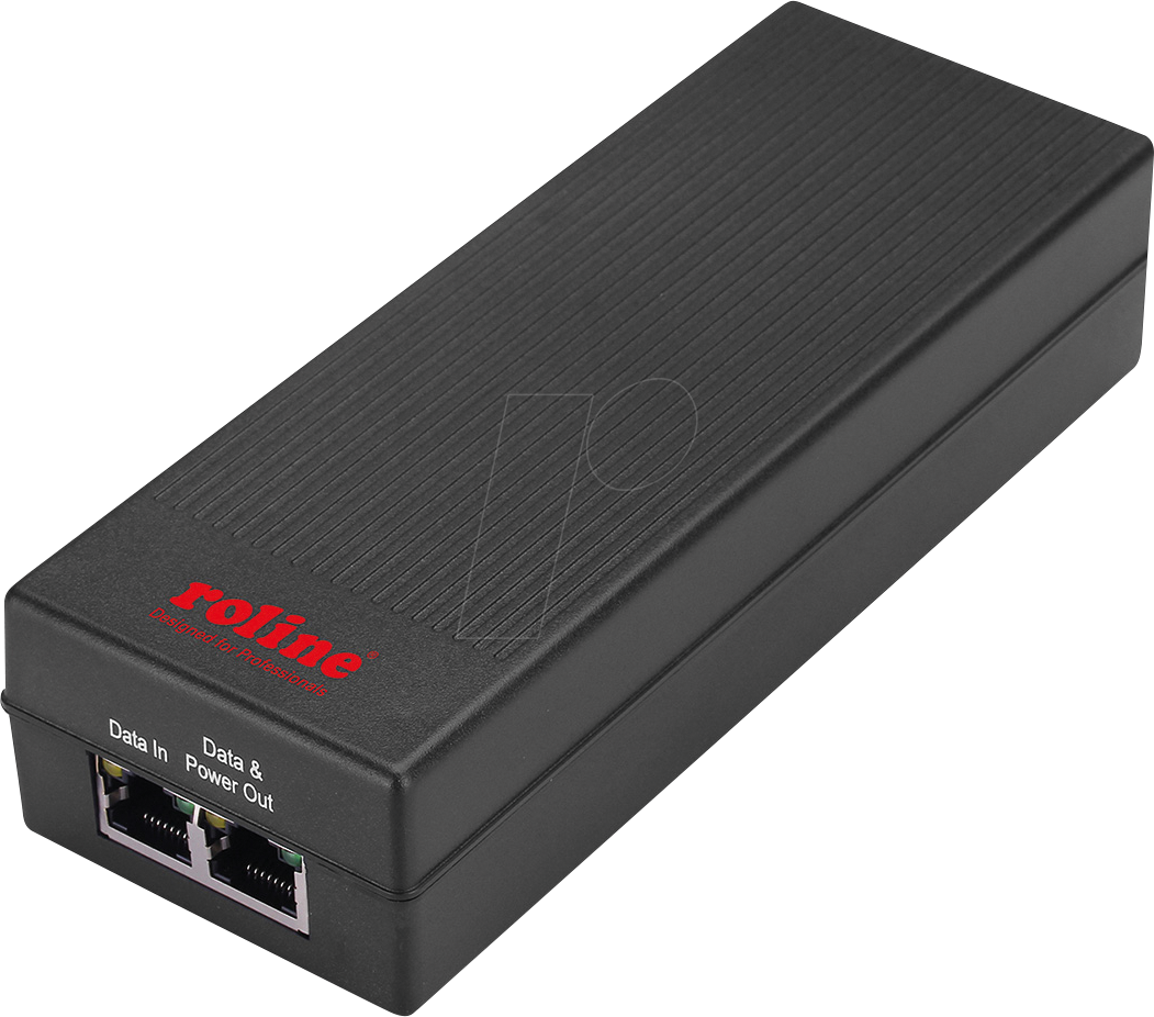 Thumbnail - ROLINE 21131199 - Power over Ethernet (PoE+) Gigabit Injektor