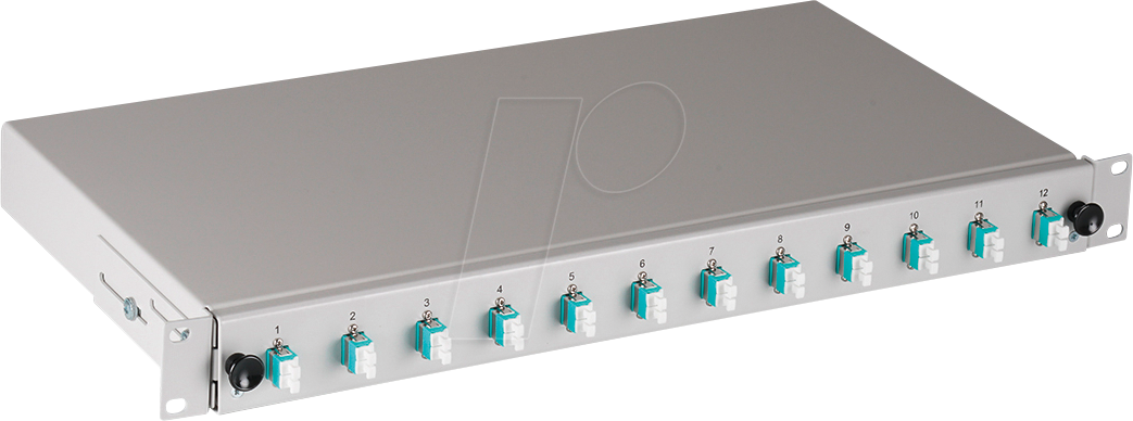 EFB BA7190124OM3 - Spleißbox, LC, OM3, 24 Pigtail / 12 Kupplung