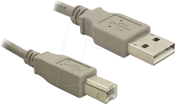 DELOCK 82215 - USB 2.0 Kabel A Stecker > B Stecker, 1,8 m