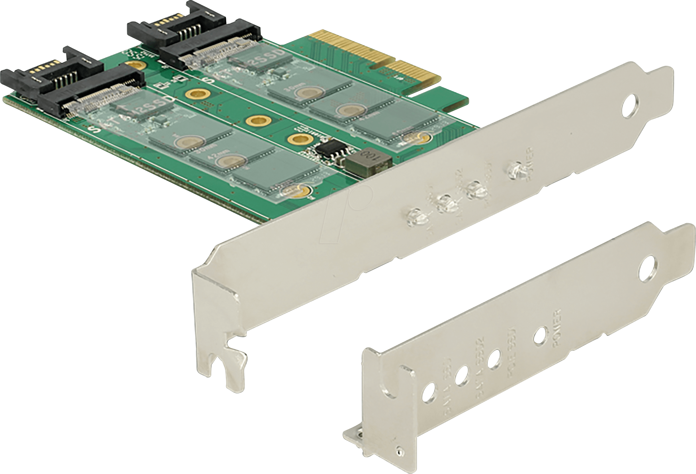DELOCK 89518 - PCIe x4 > 3x M.2 Low Profile