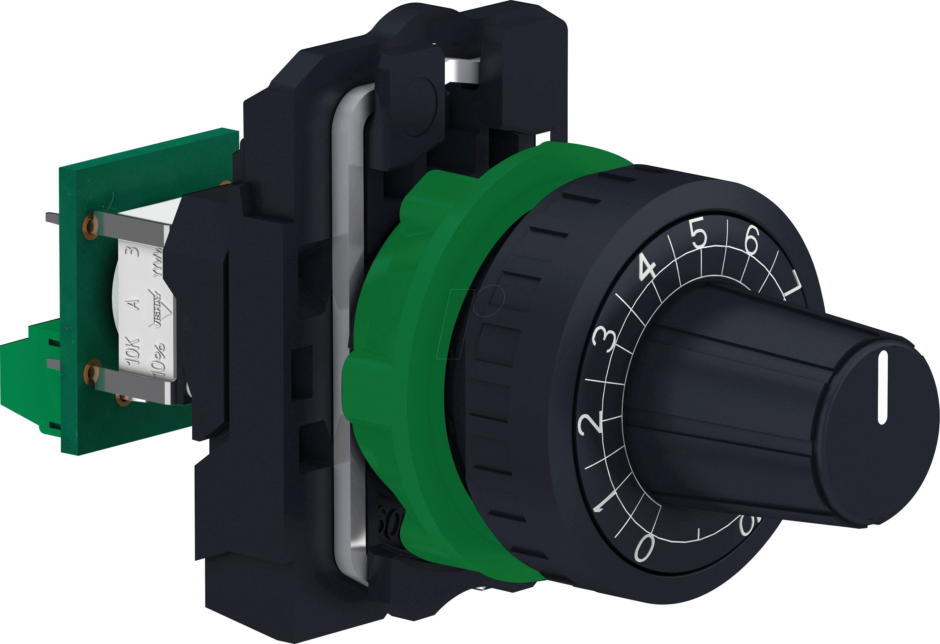 Thumbnail - XB5AD912R47K - Potentiometer, Komplettgerät mit 47 kOhm-Widerstand, Kunststoff