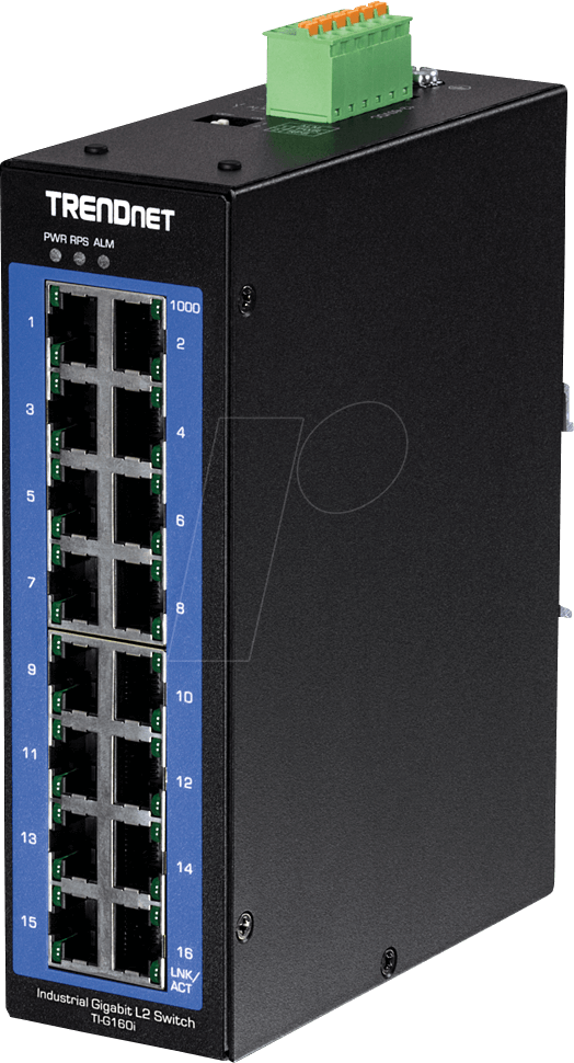 TRN TI-G160I - Switch, 16-Port, Gigabit Ethernet