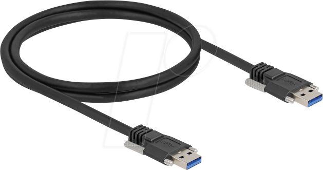 DELOCK 81254 - USB 5 Gb/s Kabel, A Stecker, 19 mm M3, 1,0 m