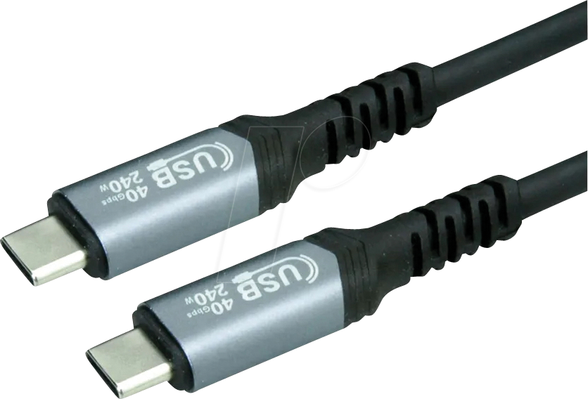 VALUE 11999088 - USB 4.0 Kabel, 40 Gbit/s, 240 W, 0,5 m
