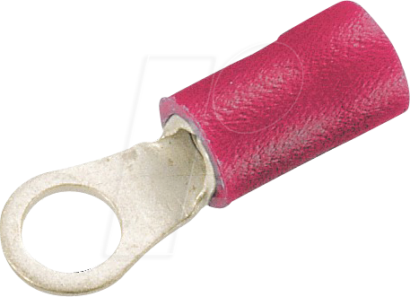 RK-R-3,7 - Ring-Kerbschuhe, 3,7 mm, rot