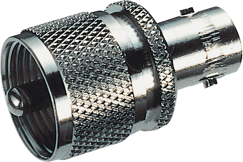 K 413 - BNC-Adapter, BNC-Buchse / PL-Stecker UHF