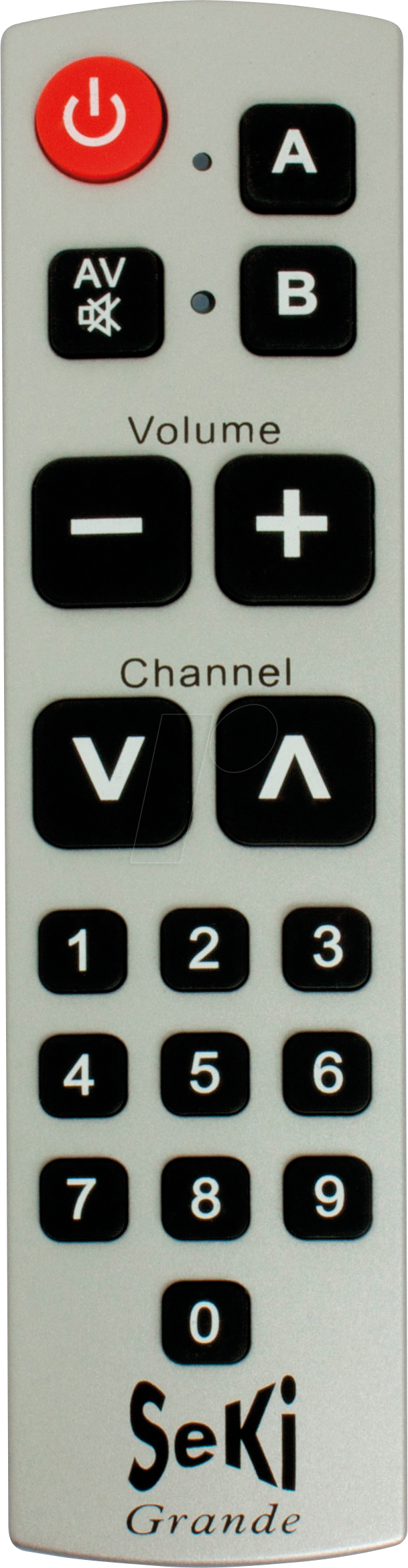 SEKI GRANDE SI - SeKi Grande, lernfähige Universalfernbedienung, silber
