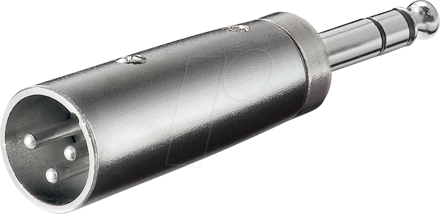 GOOBAY 27515 - 6,35 mm Klinkenkupplung, stereo, 3-pol