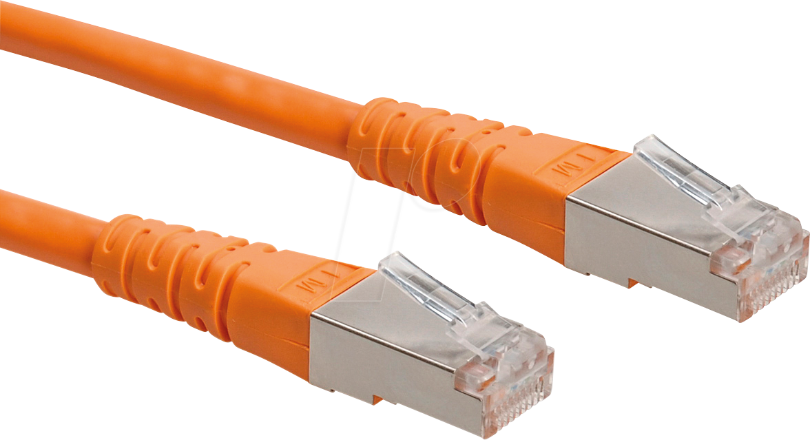 ROLINE 21151337 - Patchkabel Cat.6 S/FTP PIMF orange 1 m