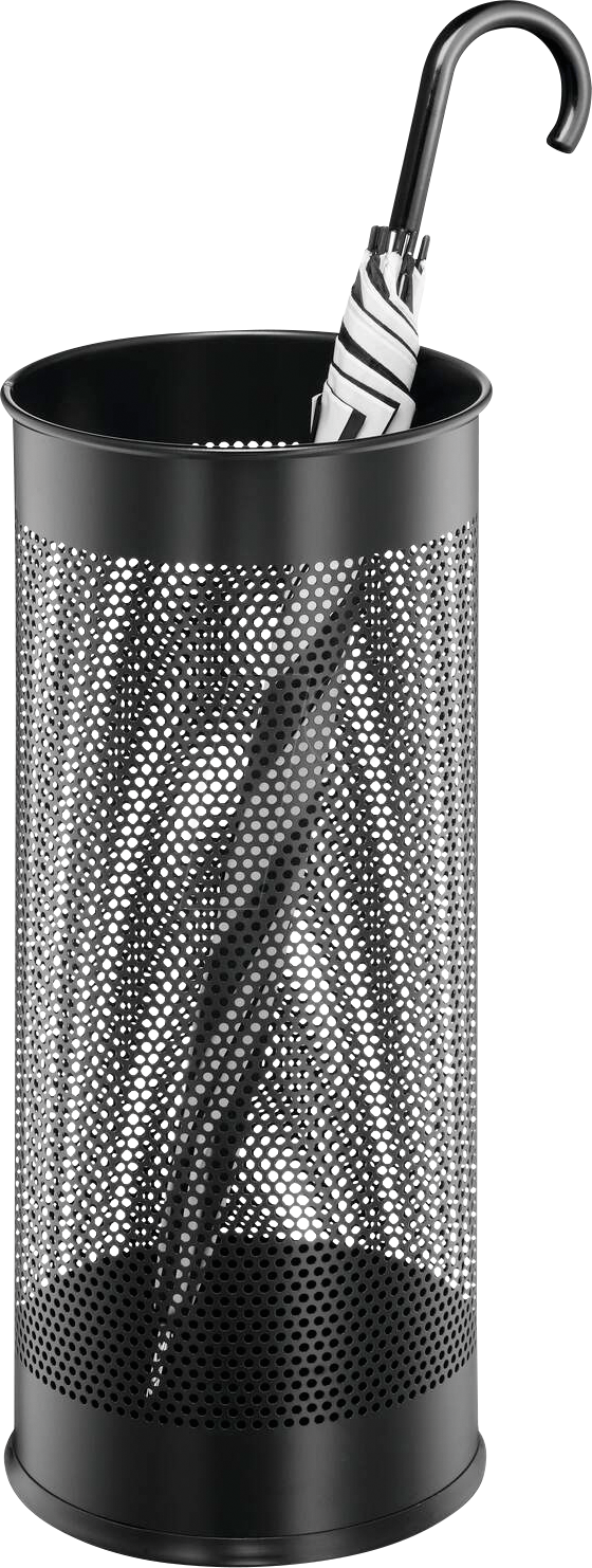 DURABLE 335001 - Schirmständer, 28,5 l, metall, schwarz