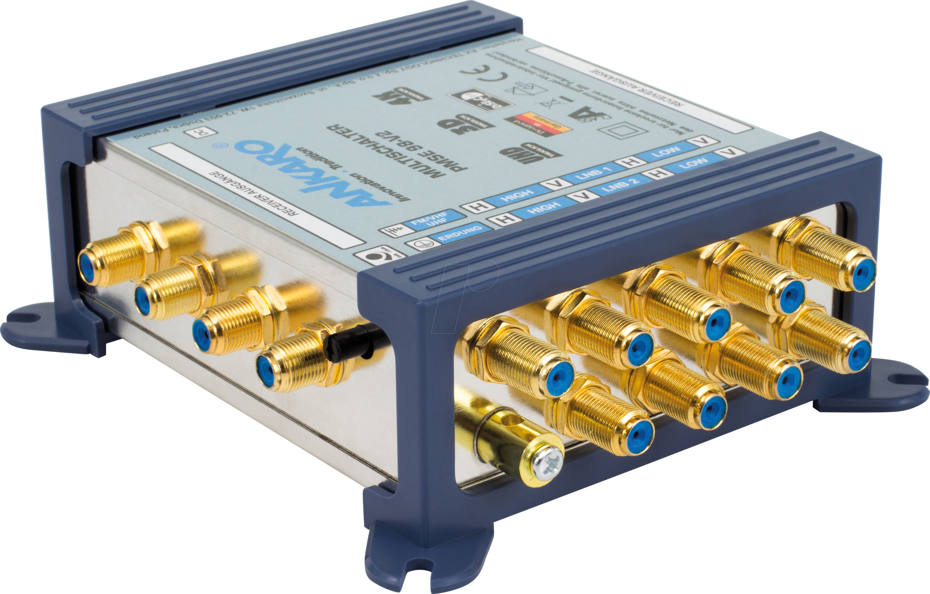 ANK PMSE-98-V2 - Multischalter 9 in 8, Terrestrik regelb.