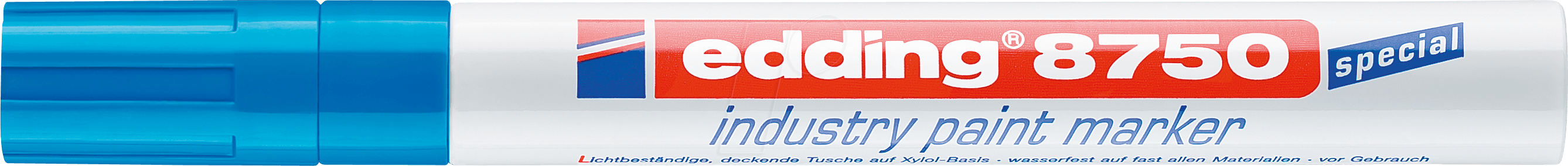 EDDING 8750BL - Industrie Lack Marker, 2,0-4,0 mm, blau