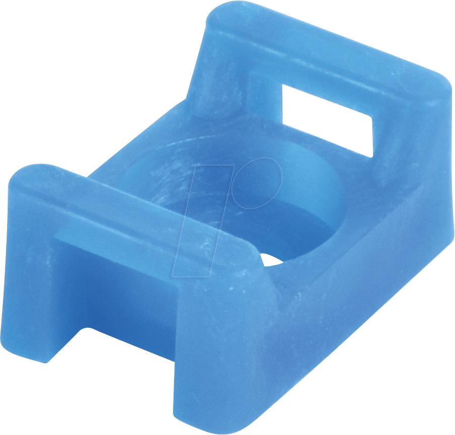 PAND TM2S8-C76 - Kabelsockel für 4,8 mm Kabelbinder, hellblau, einzeln