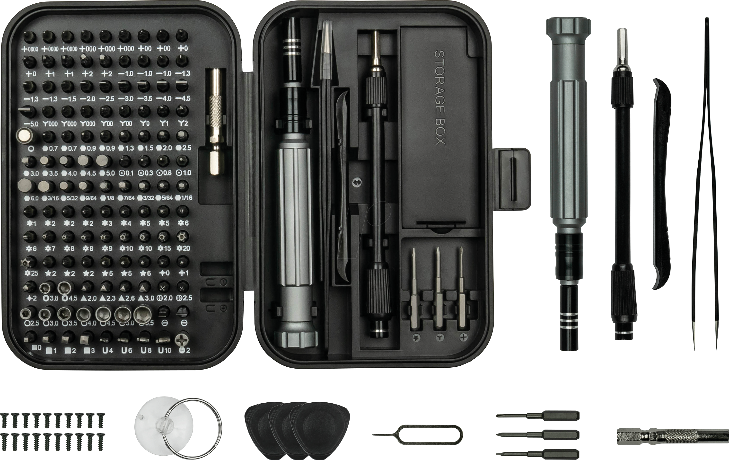 KM TOOL-004 - Präzisions-Schraubendreher-Set, 150-Teilig