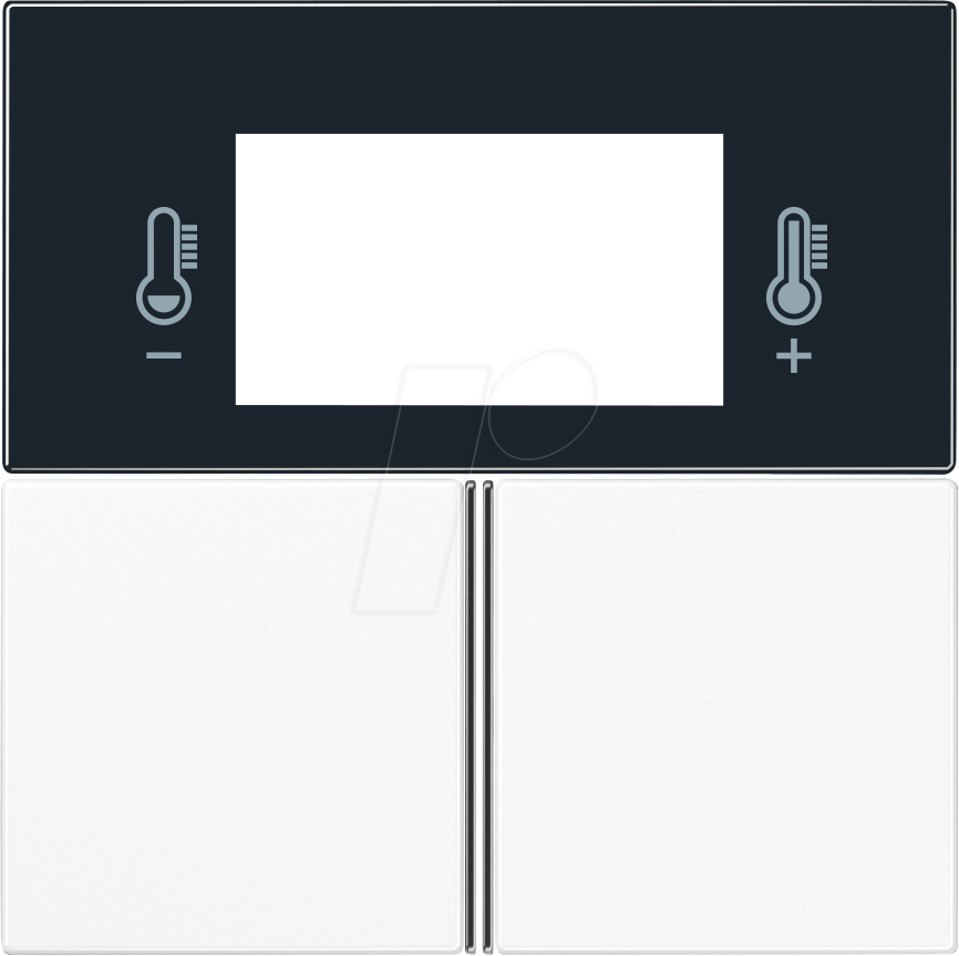 JG LS 4093 TSA W - Tastensatz 3-fach für Raumcontroller F40 - alpinweiß