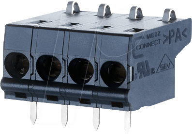 SL 03 5 - Federkraftklemme, 3-pol, Ø 0,08 - 1,5 mm, RM 5,0